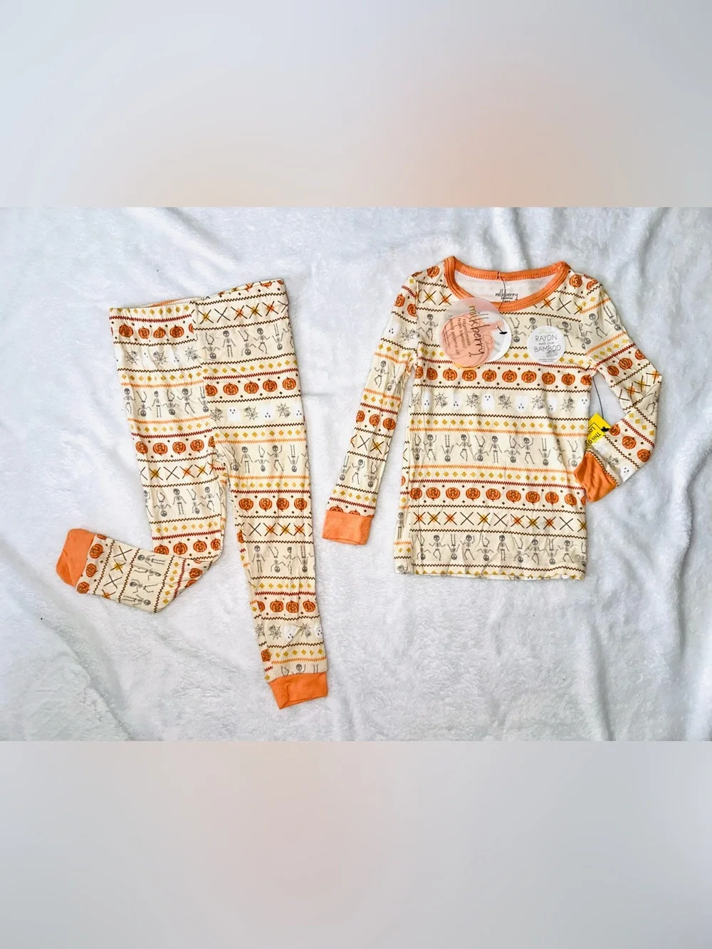 NWT Milkberry Bamboo Halloween Pj Set